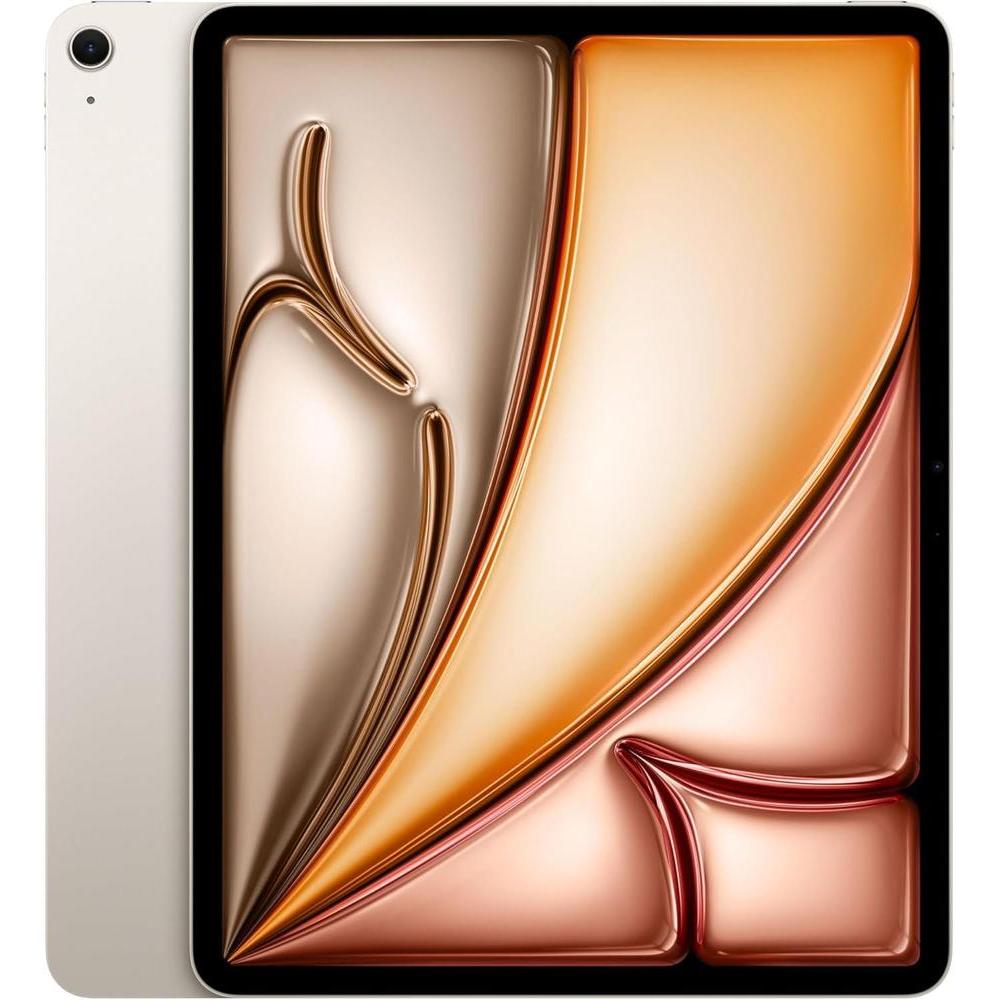 Apple iPad Air 13-inch (M4): Liquid Retina Display, 256GB, 12MP Front/Back Camera, Wi-Fi 7 with Apple N1, Touch ID, All-Day Battery Life — Starlight