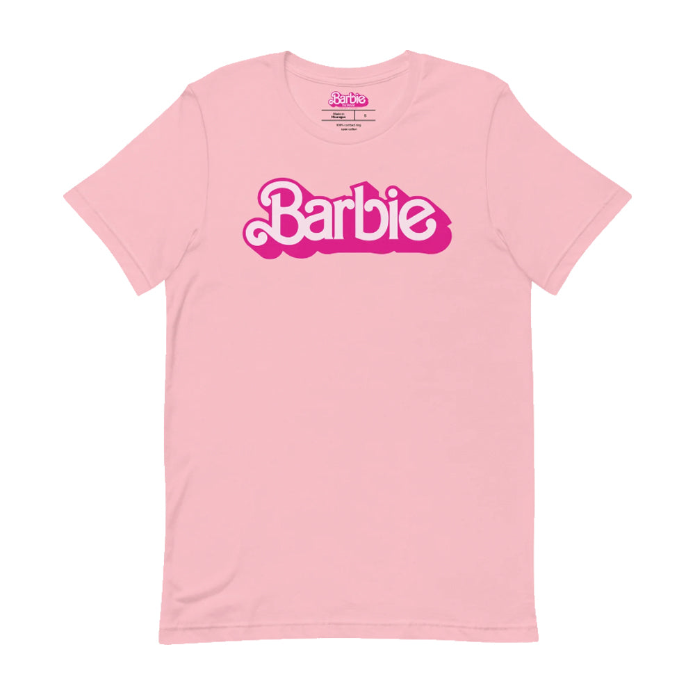 Barbie The Movie Logo Pink Tee