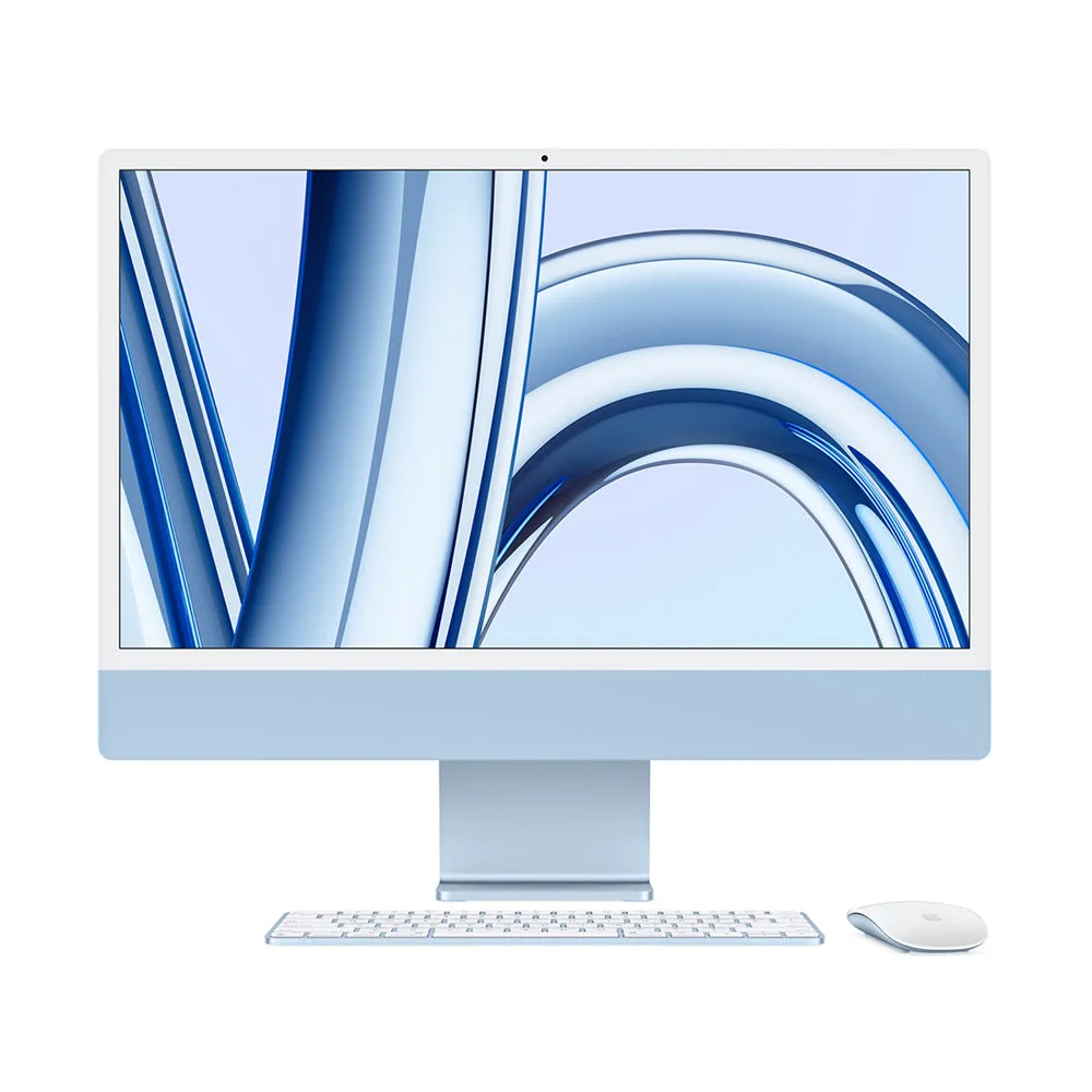 iMac M3 chip with 8‑core CPU, 8‑core GPU, and 16‑core Neural Engine