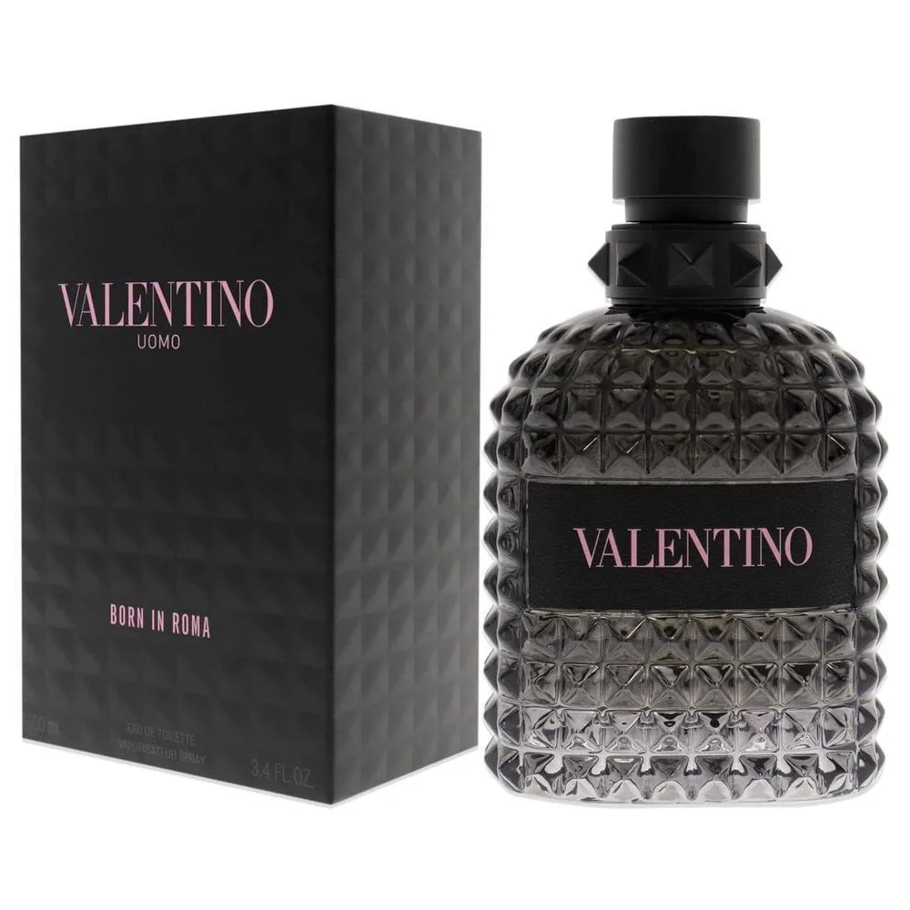 Valentino Uomo Born In Roma EDT espray para hombre, fragancia de larga duración, amaderada y sofisticada