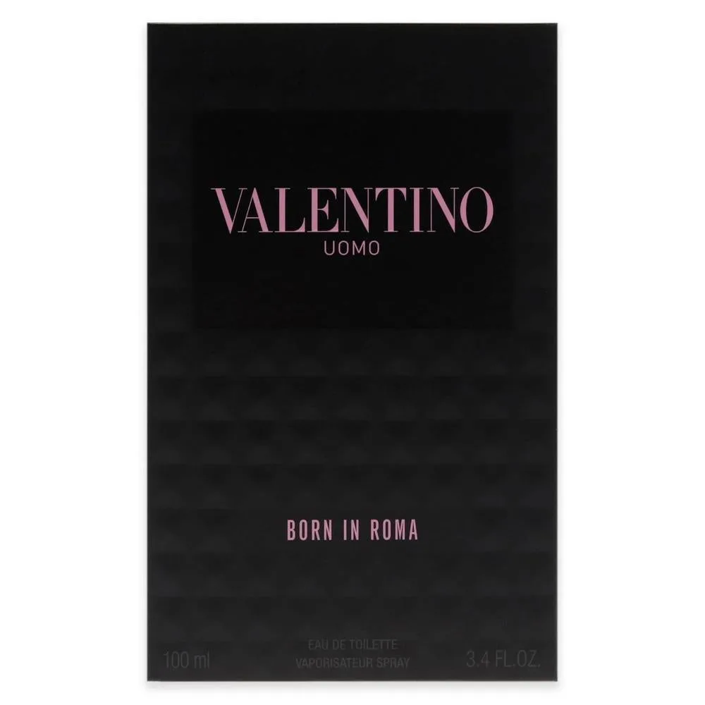 Valentino Uomo Born In Roma EDT espray para hombre, fragancia de larga duración, amaderada y sofisticada