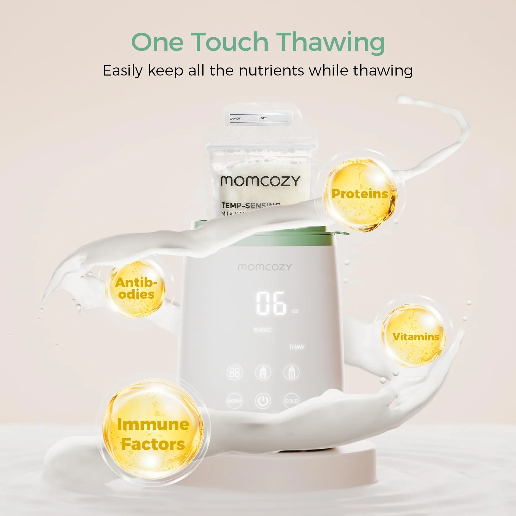 Momcozy Bottle Warmer for Baby, Fast Heating Breastmilk for All Bottles