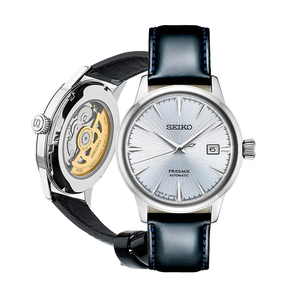 SEIKO SRPB43 Men's PRESAGE Automatic Watch w/Date, Blue
