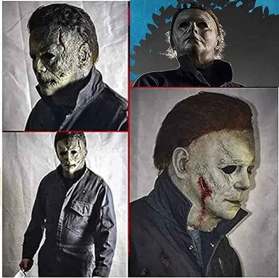 Michael Myers Mask, Halloween Horror Masquerade Cosplay Party Mask, Michael Myers Costume Scary Cosplay