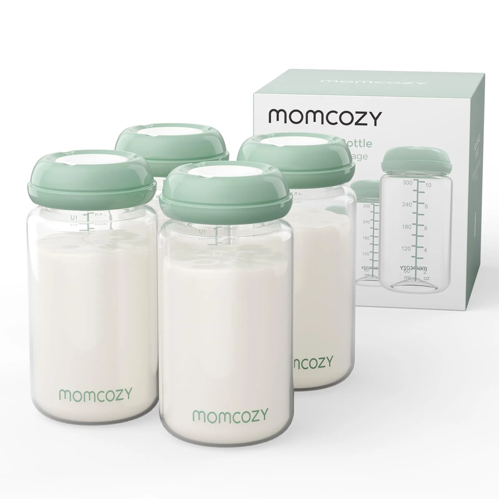 Momcozy Natural Baby Bottles, Wide-Neck, BPA Free Breast Milk Container