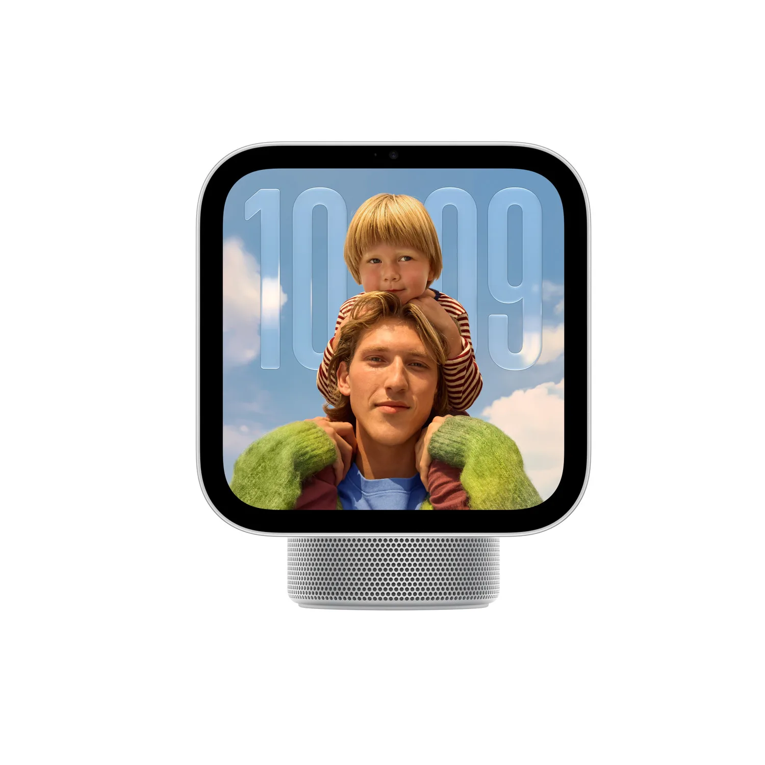 Apple HomeView con base Plata miniatura 1