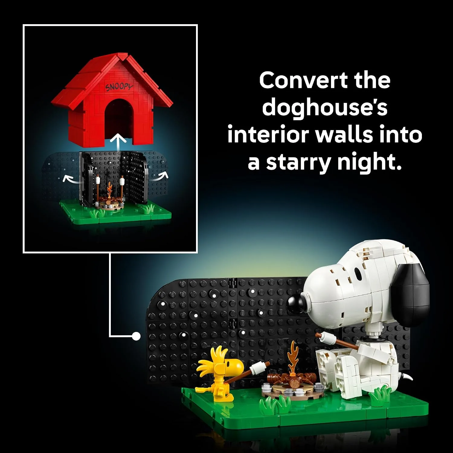LEGO Ideas Peanuts Casita de Perro de Snoopy 21368 miniatura 6