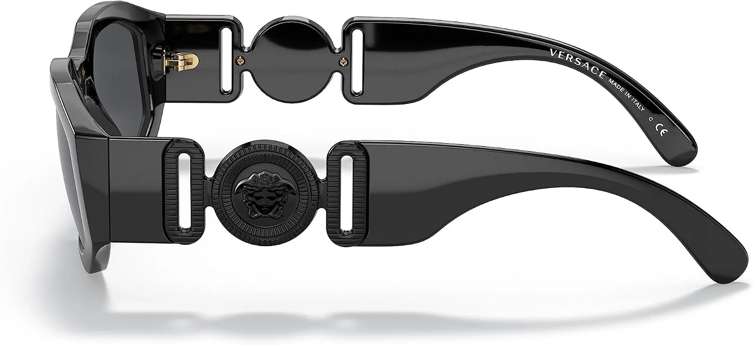 Lentes de Sol Versace VE4361 536087 Negro Gris Oscuro 53 mm miniatura 2