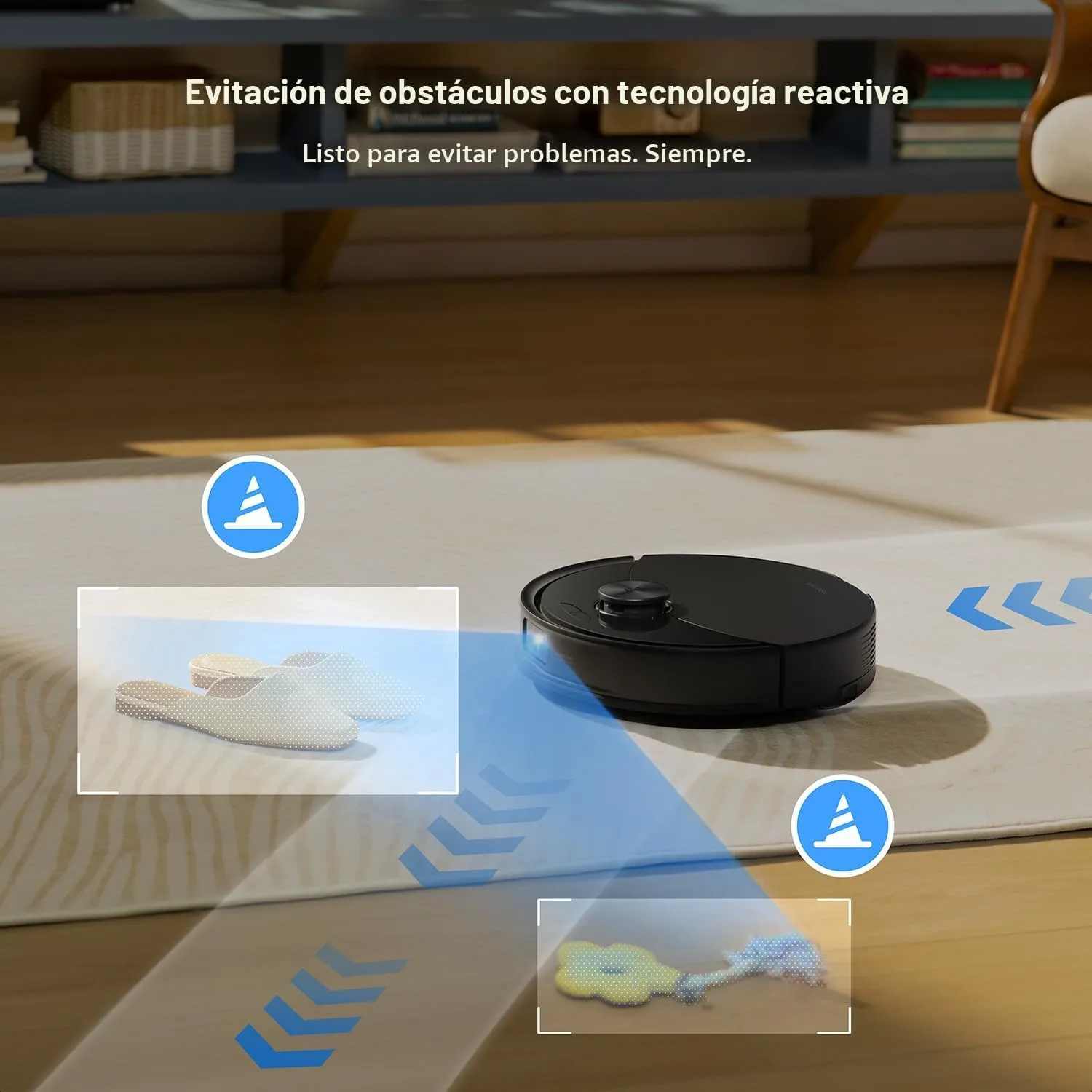Roborock Q10 S5+ Robot Aspiradora y Trapeadora 10000 Pa con Base de Autovaciado miniatura 3