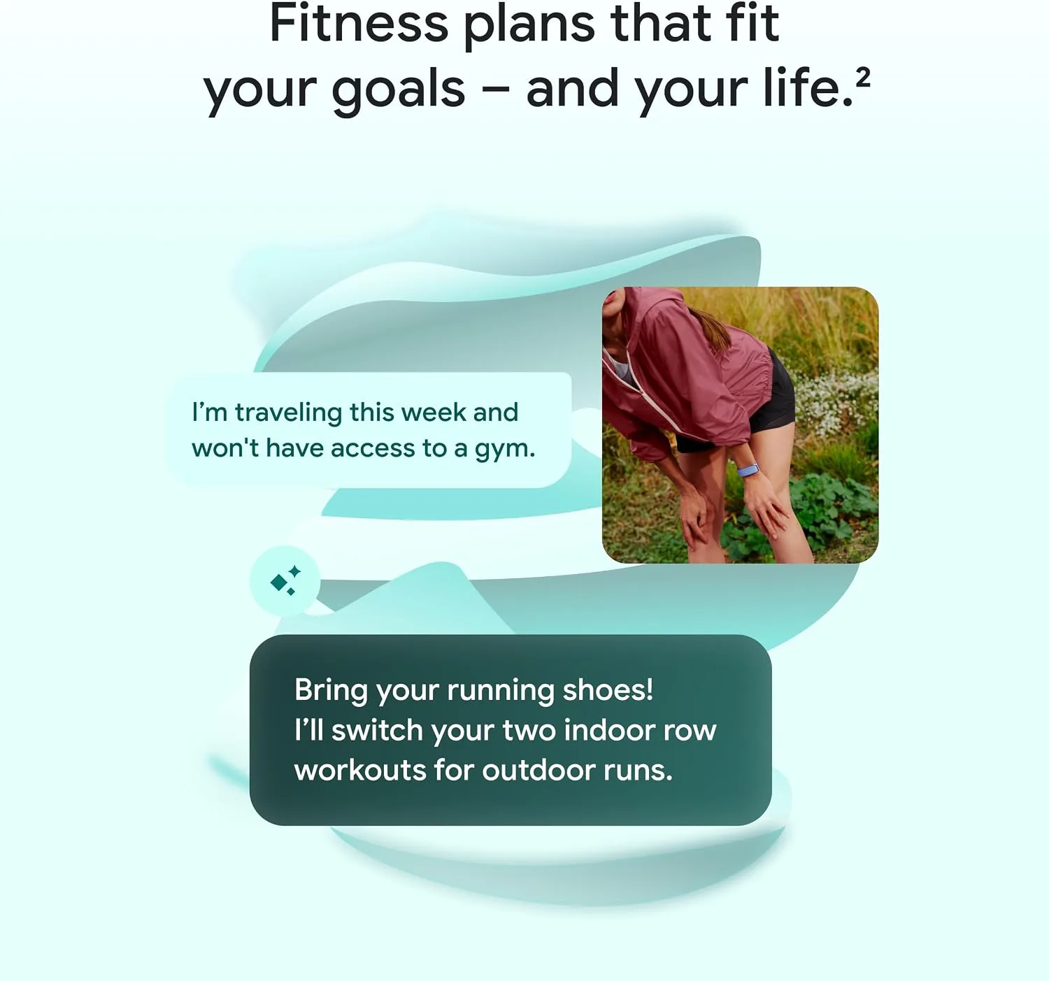 Smartband Fitbit Google Air sin pantalla Obsidian miniatura 4