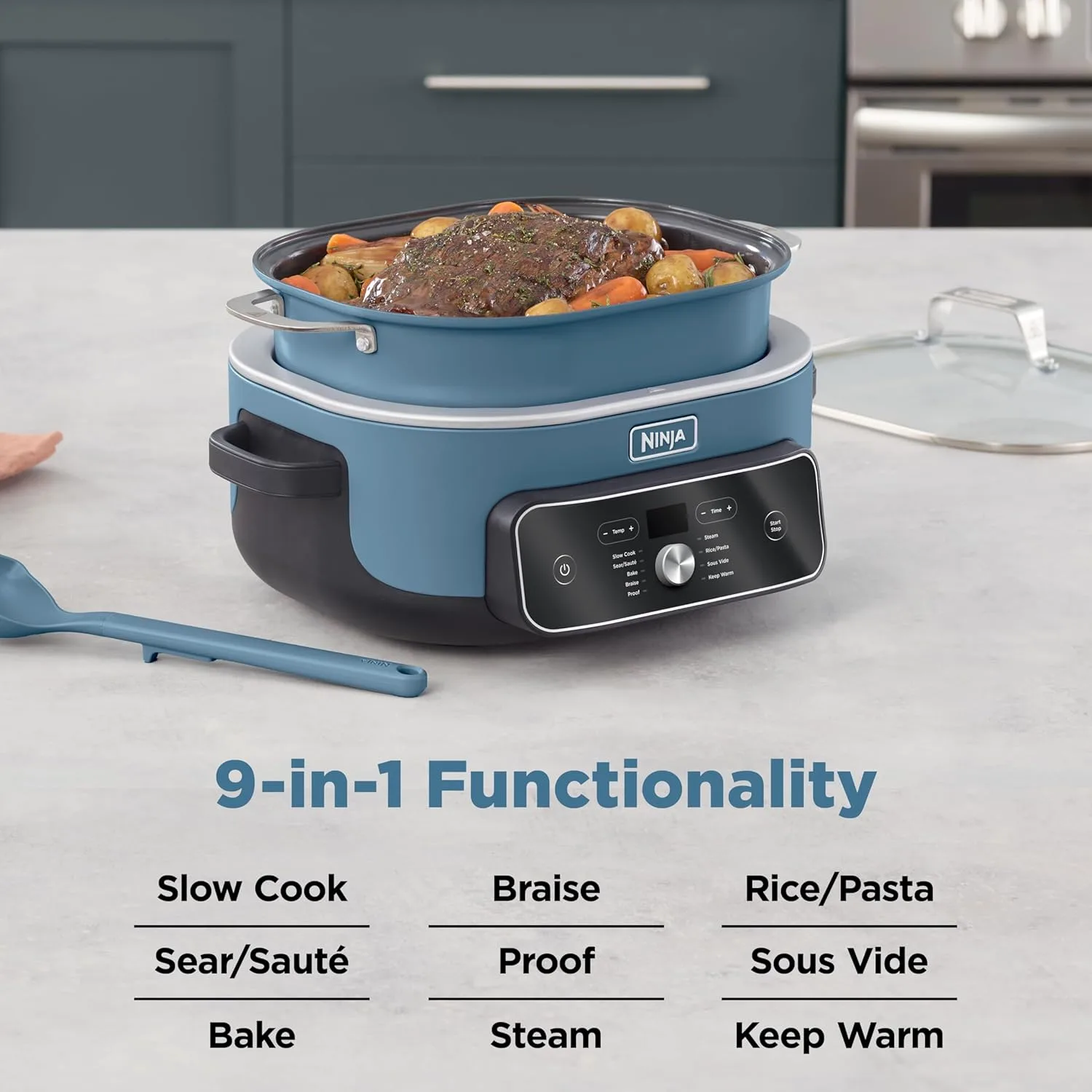 Ninja PossibleCooker Pro Plus 9 en 1 Olla Multifuncion 8.5 Cuartos MC2001 miniatura 3
