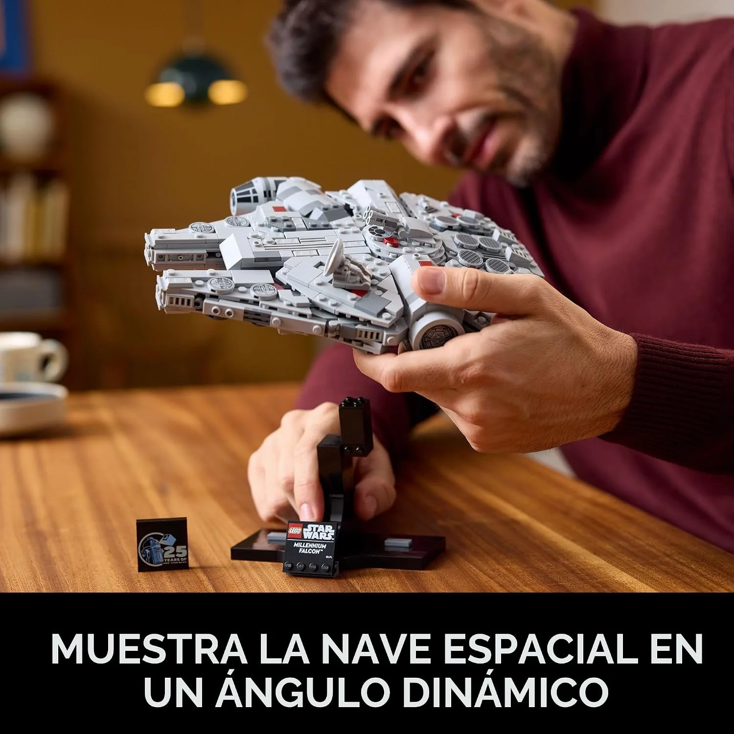 LEGO Star Wars Halcon Milenario 25 Aniversario 75375 miniatura 5