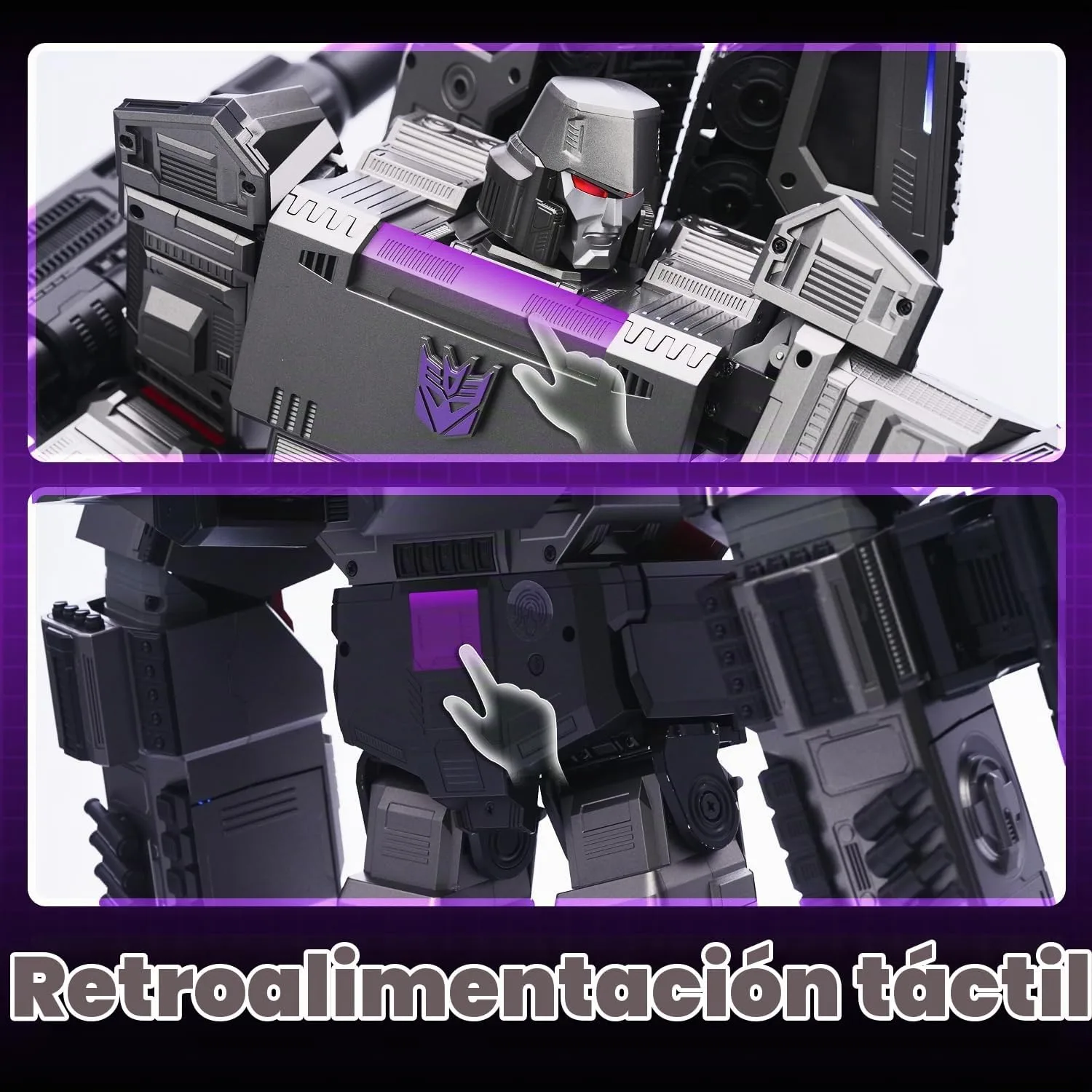 Robosen Megatron Robot Autoconvertible Transformers G1 con 36 Servomotores miniatura 4