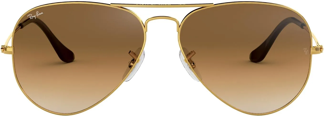 Lentes de Sol Ray-Ban Aviator Classic RB3025 Dorado 58 mm miniatura 1