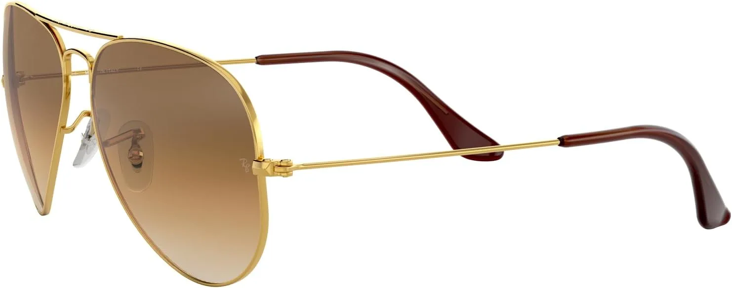 Lentes de Sol Ray-Ban Aviator Classic RB3025 Dorado 58 mm miniatura 3