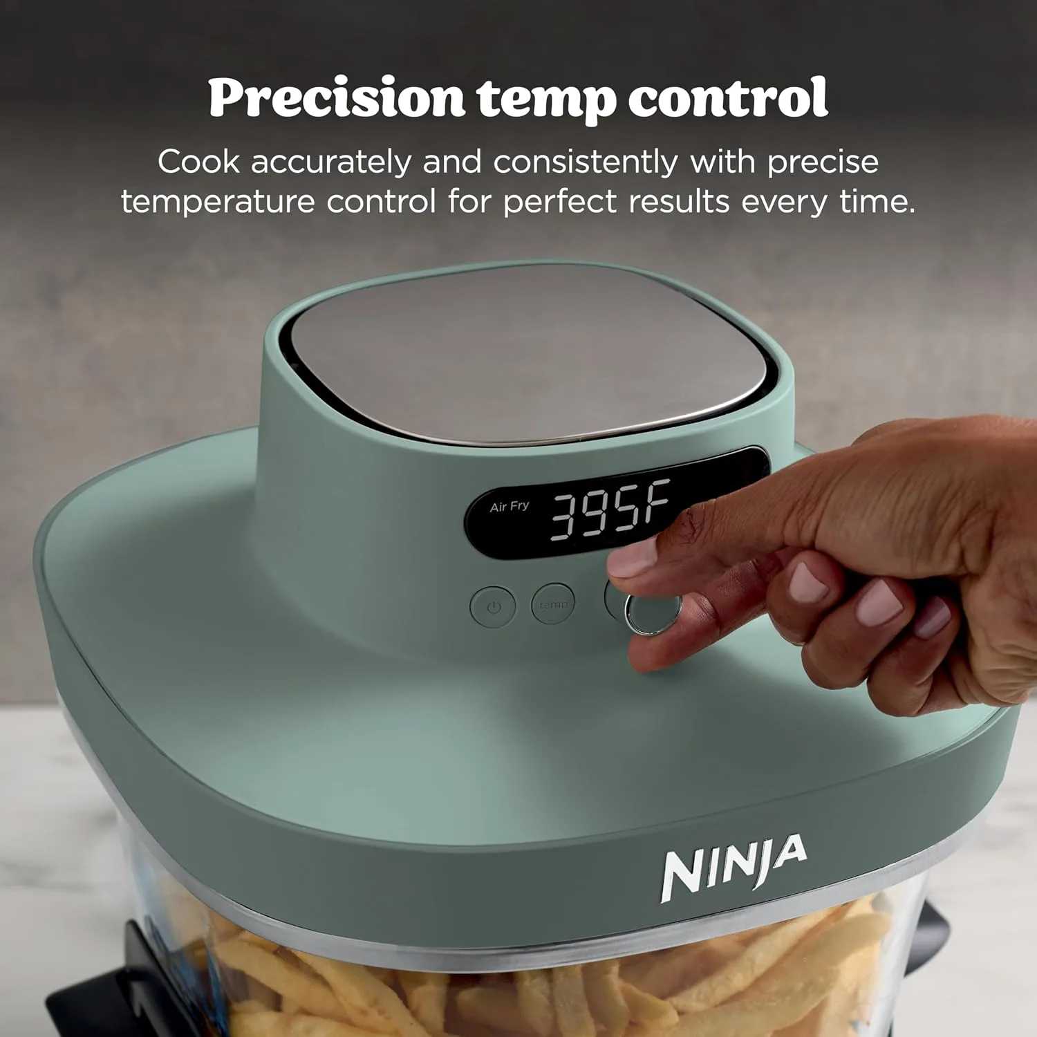 Ninja Crispi Pro Freidora de Aire de Vidrio 6 en 1 1800 W AS101DG miniatura 4