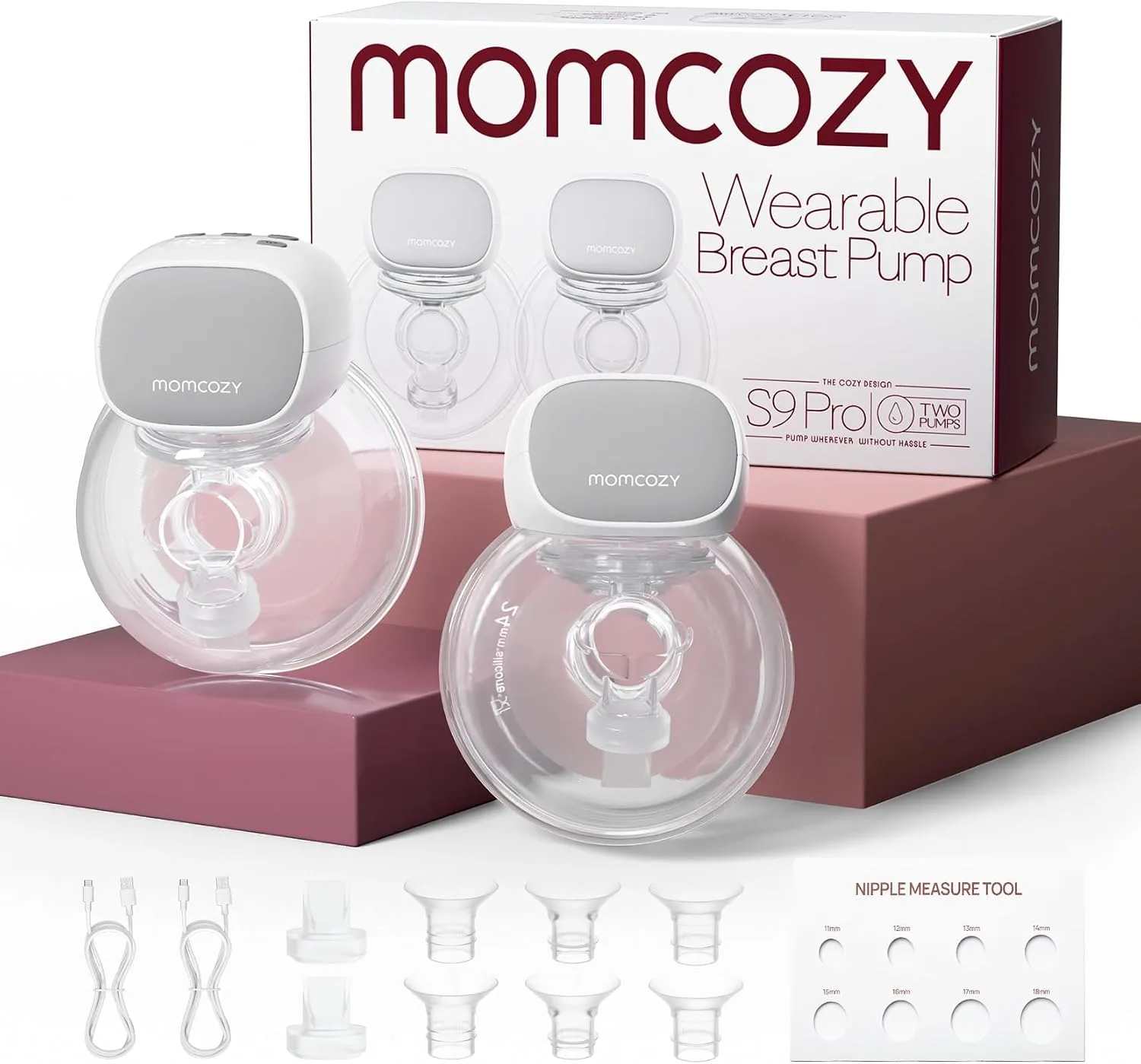 Momcozy S9 Pro Extractor de Leche Portatil Manos Libres 24 mm miniatura 1