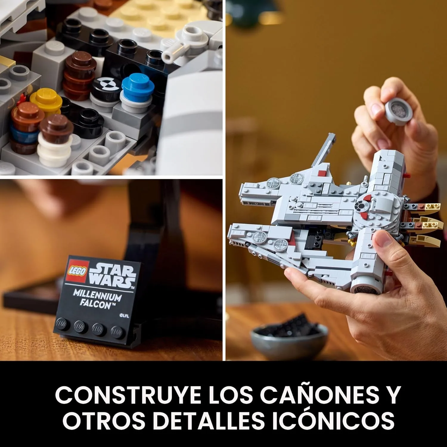 LEGO Star Wars Halcon Milenario 25 Aniversario 75375 miniatura 3