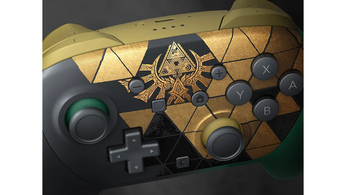Mando Pro Nintendo Switch 2 Edición The Legend of Zelda 40 Aniversario miniatura 4