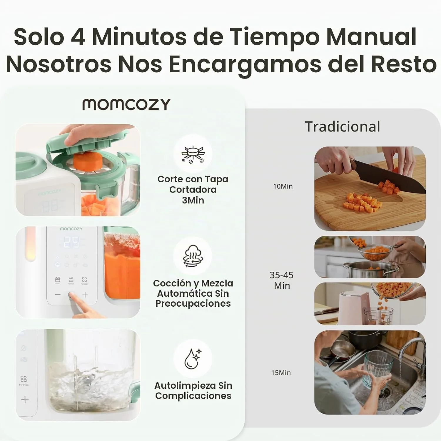Momcozy AutoMeal Procesador Automatico de Comida para Bebe miniatura 3