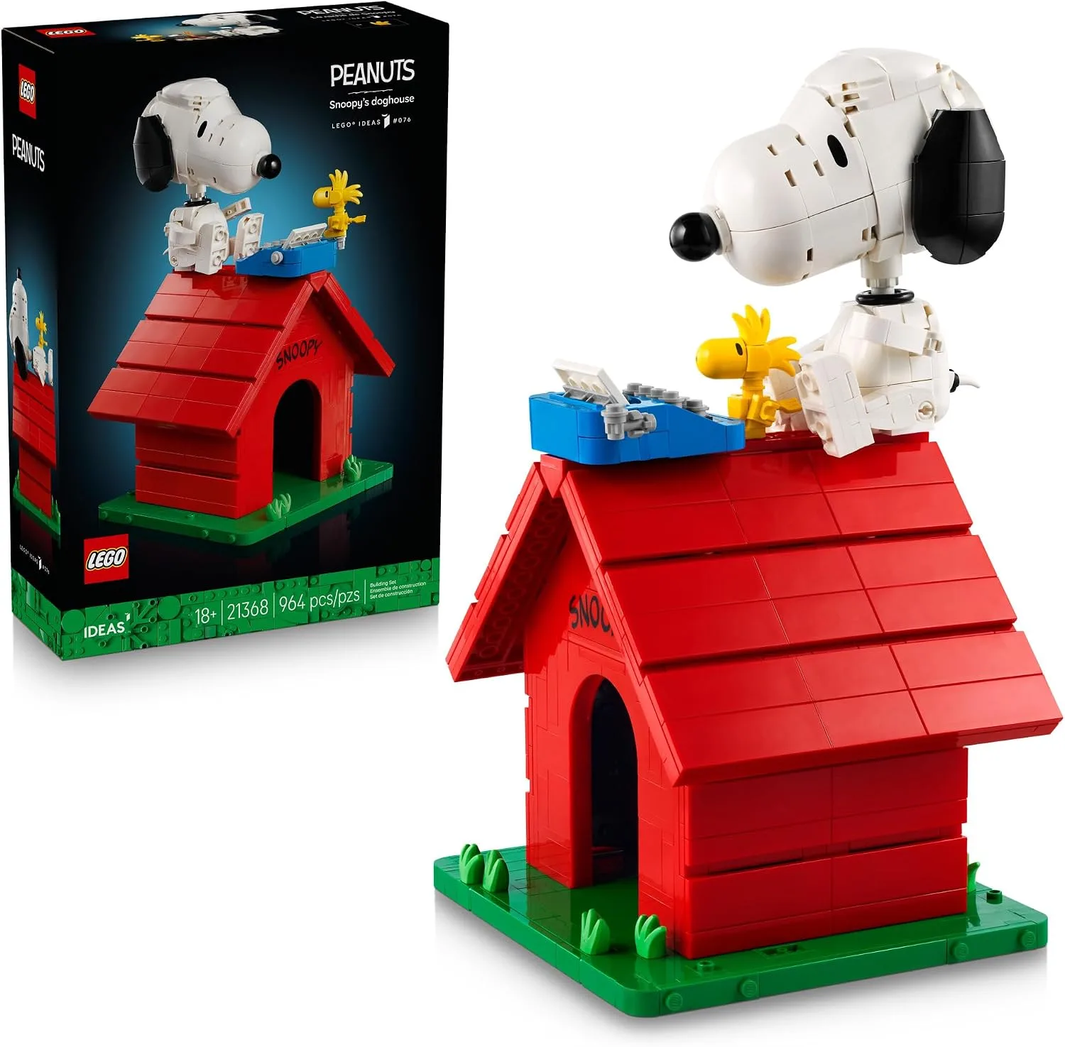 LEGO Ideas Peanuts Casita de Perro de Snoopy 21368 miniatura 1