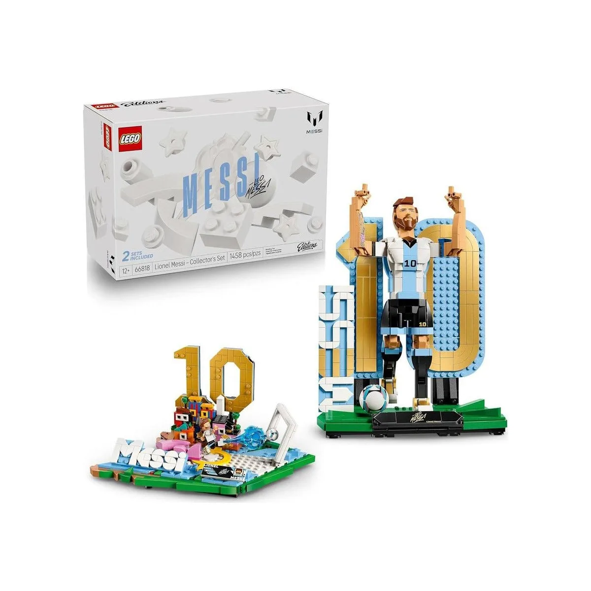 Set de construcción LEGO Editions Lionel Messi Collector's Set 66818
