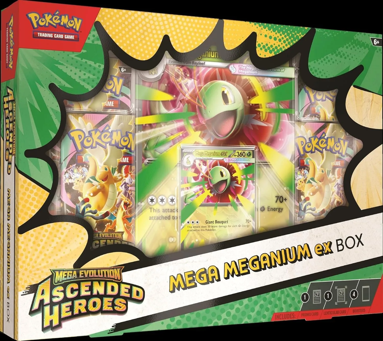 Pokémon TCG: Mega Evolution—Ascended Heroes Mega Meganium/Emboar/Feraligatr ex Box