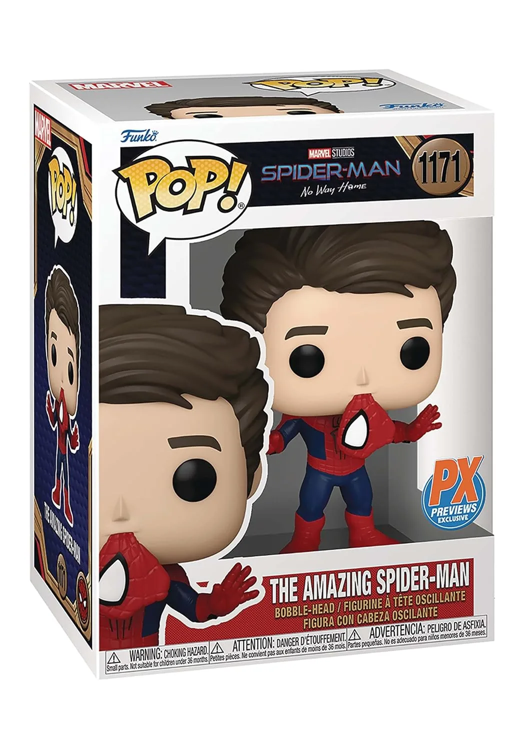 Funko Pop! Marvel Spider-Man No Way Home Spider-Man Unmasked (Exclusivo)