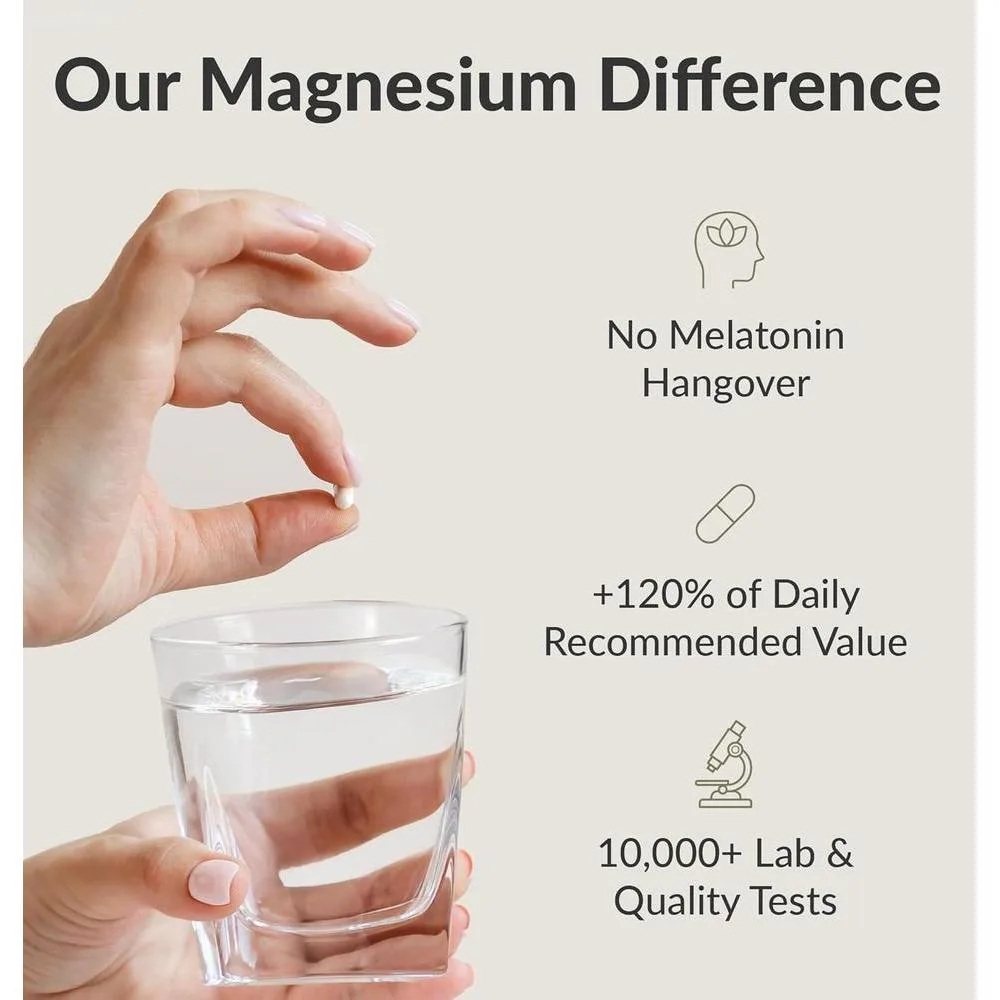 BIOptimizers Magnesium Breakthrough con 7 Formas: Glicinato, Malato, Citrato - Apoyo para Sueño y Función Cognitiva