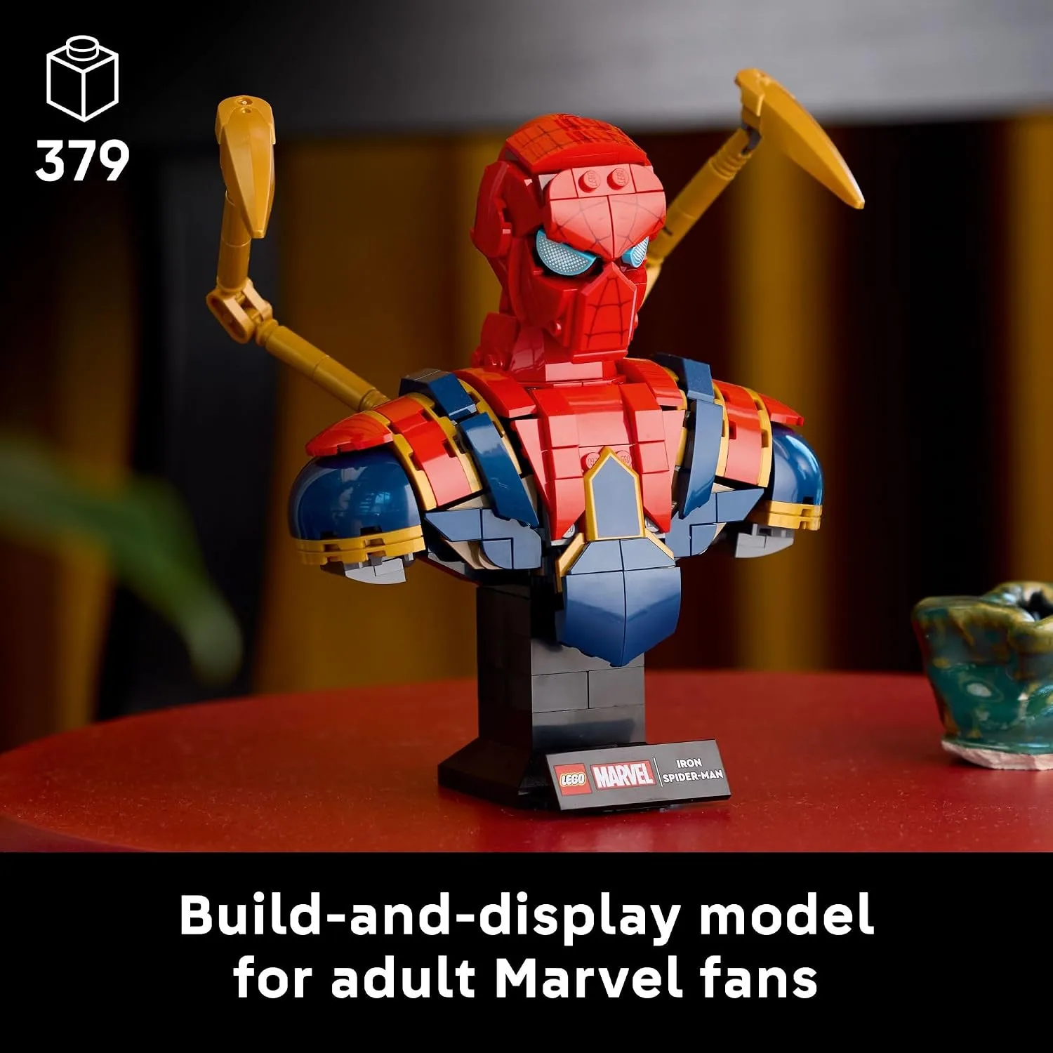 LEGO Marvel Iron Spider-Man Bust Collectible 76326