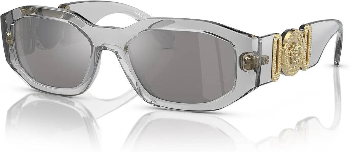 Lentes de sol Versace Man marco negro lentes gris oscuro 53MM