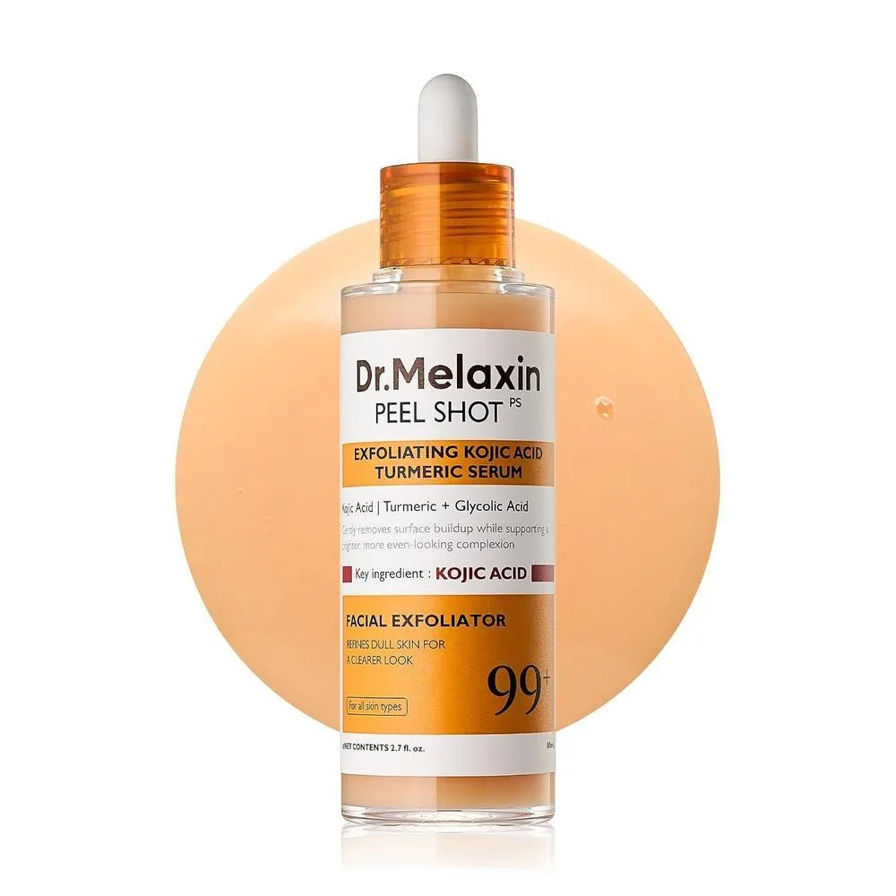 Sérum Facial Dr. Melaxin Peel Shot Ácido Kójico y Cúrcuma Corrector de Manchas 80ml