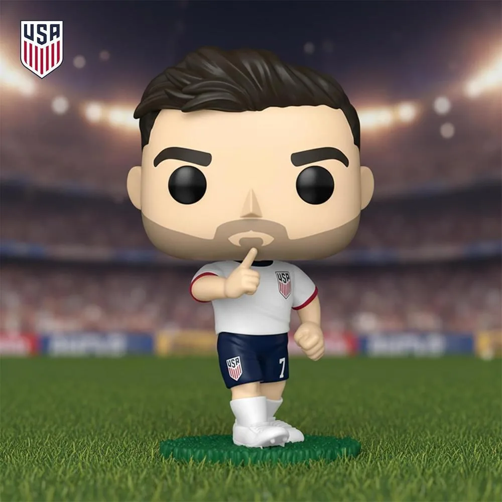 Funko Pop! Football USA Gio Reyna, figura coleccionable del equipo masculino de fútbol de Estados Unidos