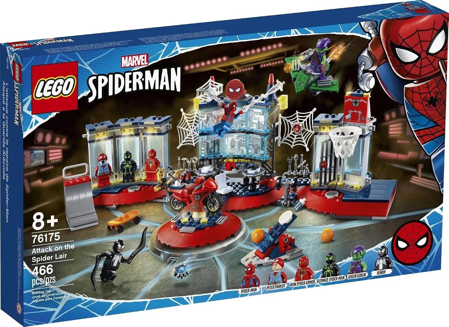 LEGO Marvel Spider-Man Attack on the Spider Lair 76175