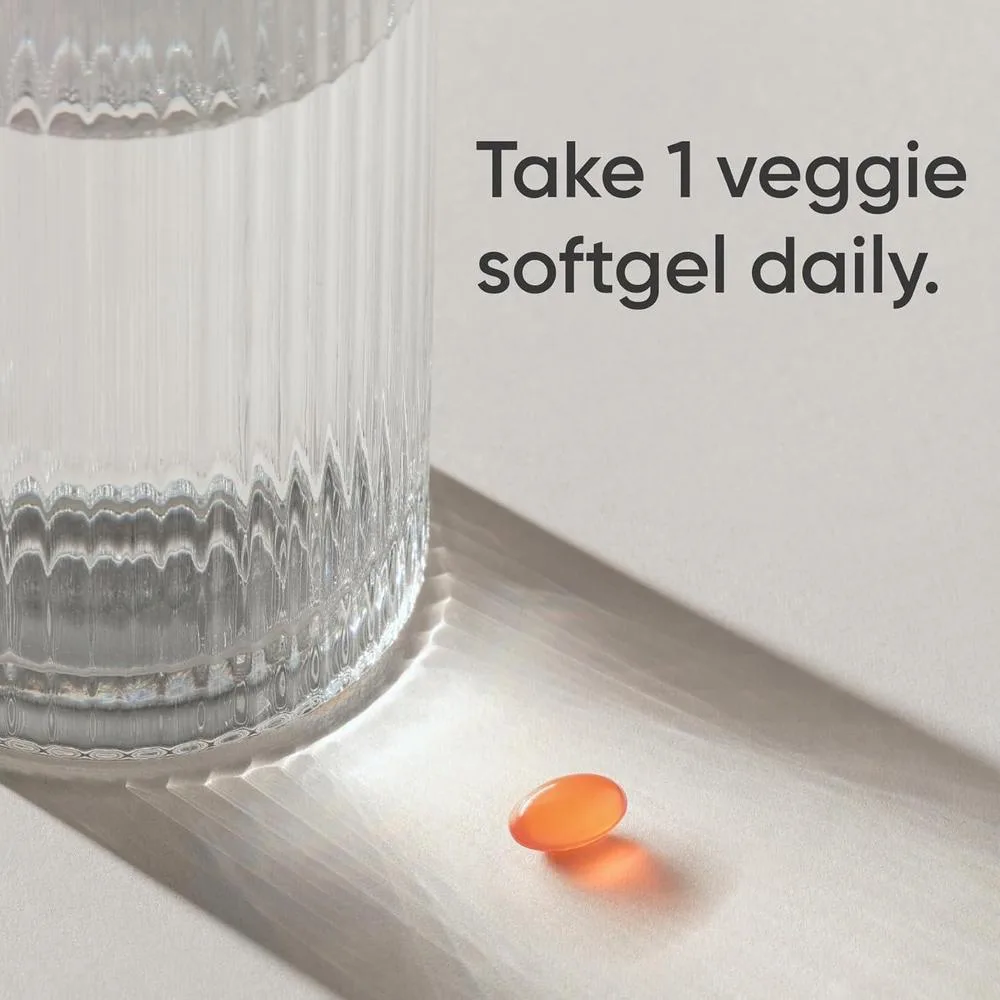 Vitaminas D3 y K2 con aceite de coco, soporte óseo e inmune, certificadas veganas, sin OGM ni soja, 60 cápsulas blandas