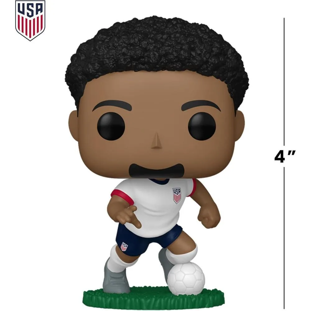 Funko Pop Football: Weston McKennie del equipo de fútbol de EE.UU., figura coleccionable para fans y coleccionistas