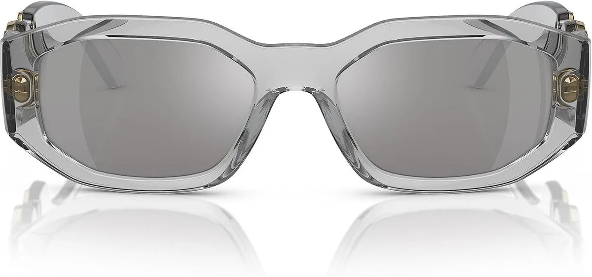 Versace Man Sunglasses Black Frame, Dark Grey Lenses, 53MM
