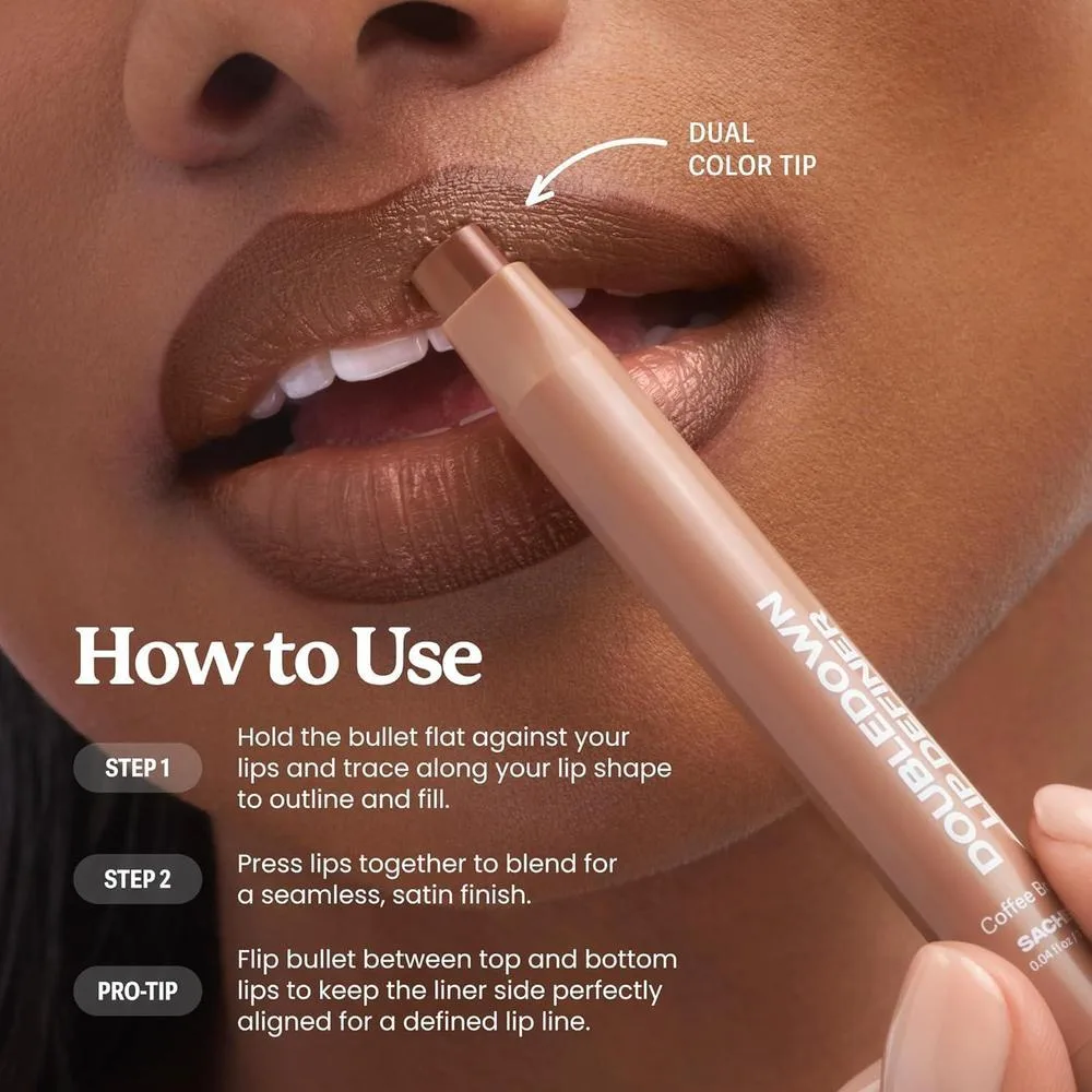 Lip Definer Sacheu 2 En 1: Delineador Y Bálsamo Tono Hot Take
