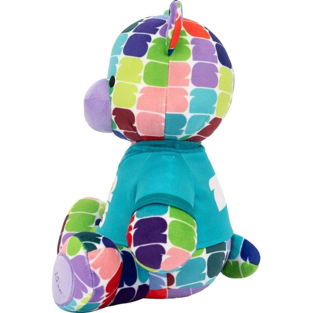 Peluche oso colorido Copa Mundial FIFA 2026, coleccionable oficial con logotipo de trofeo, desde 3 años
