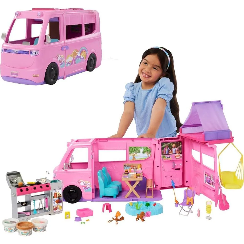 Set de Campamento Barbie Dream Camper con Accesorios