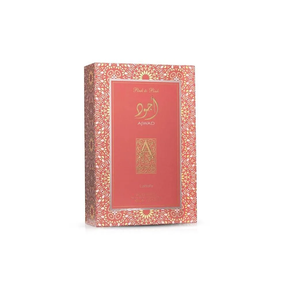 Lattafa Ajwad Pink To Pink Eau de Parfum en espray para mujer, fragancia sofisticada y duradera