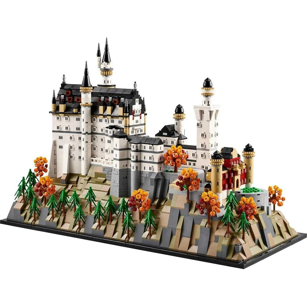 LEGO 21063 Arquitectura Castillo Neuschwanstein, Juguetes de Construcción para Cumpleaños, Bloques para Hombres y Mujeres
