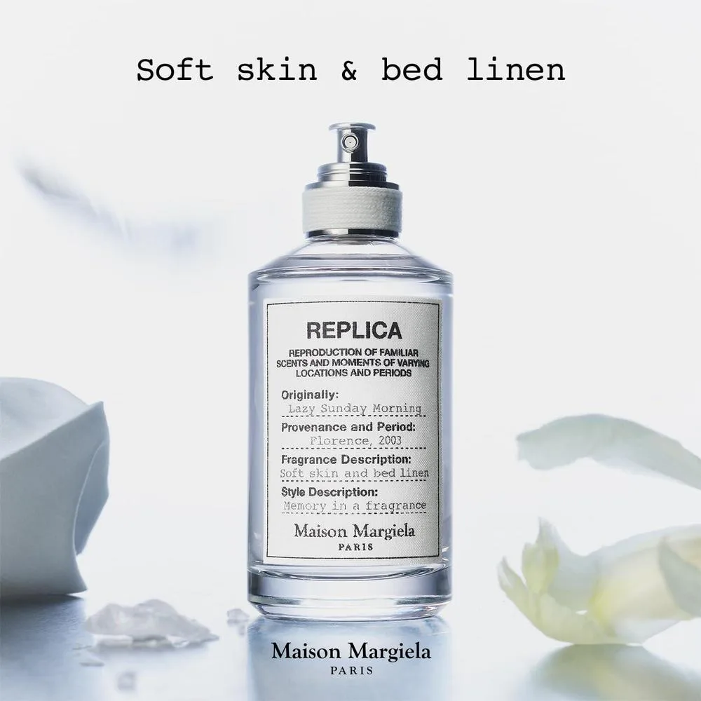 Maison Margiela - Replica Lazy Sunday Morning Eau de Toilette - Fragancia fresca floral unisex con lirio e iris