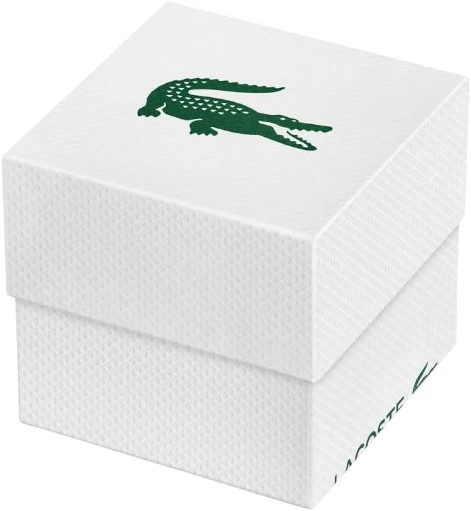 Reloj Lacoste 12.12 Cronógrafo - Correa de Silicona 42mm (Negro)
