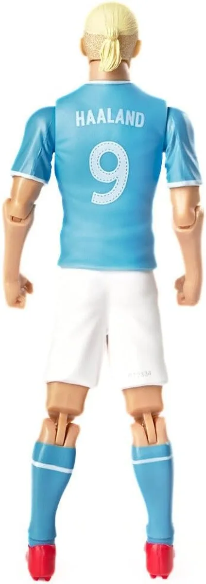 Figura de acción coleccionable de fútbol de Erling Haaland del Manchester City FC