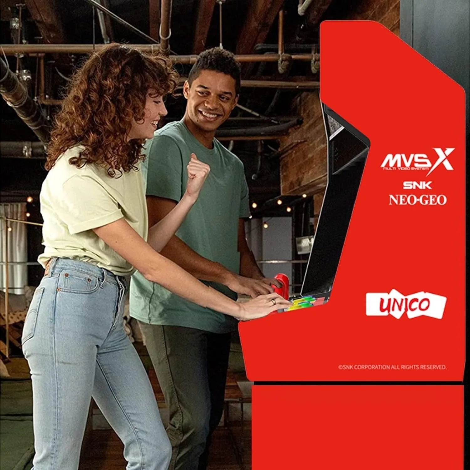 UNICO MVSX Home Arcade, Preloaded 50 SNK Licenced Retro Games