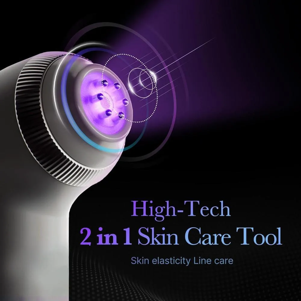 Medicube Age-R Ultra Tune, Herramienta De Cuidado Facial 2 En 1 Con Tecnología Avanzada Para Elasticidad Y Brillo En La Piel