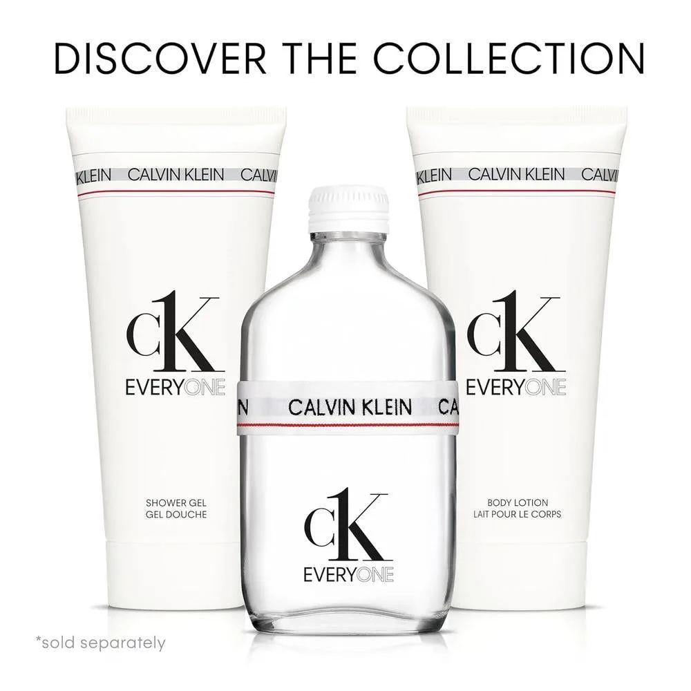 Calvin Klein CK Everyone Eau de Toilette cítrica unisex con notas de naranja, jengibre y madera de cedro