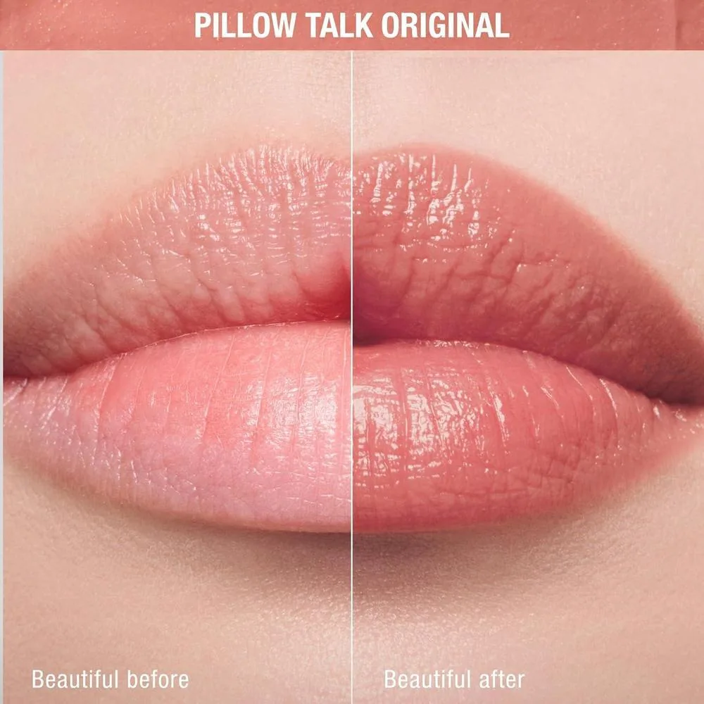 Pillow Talk Blush Balm Lip Tint De Charlotte Tilbury Pillow Talk Rosa Nude Transparente