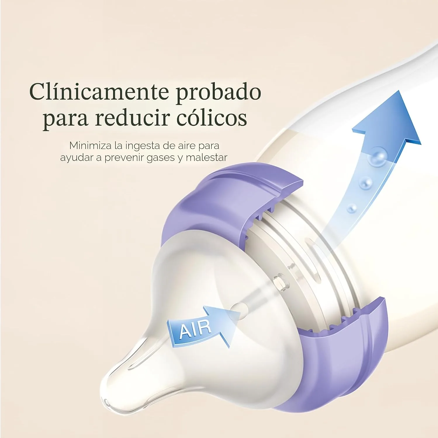 Lansinoh Botellas Anti-Cólico para Bebés Lactantes